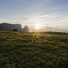 Tramonto sull'Alpe di Siusi