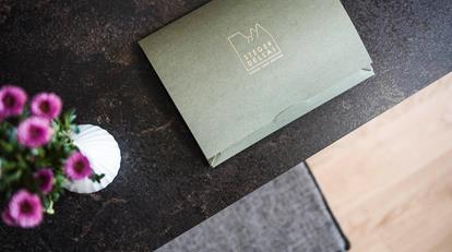 Ein Detail der Einrichtung des Doppelzimmers Mountain Deluxe