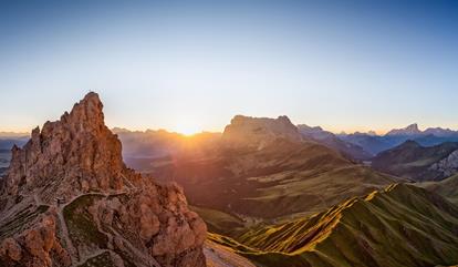 Tramonto nelle Dolomiti
