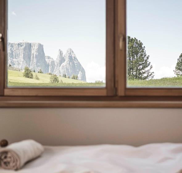 View on the Sciliar from one of the treatment rooms